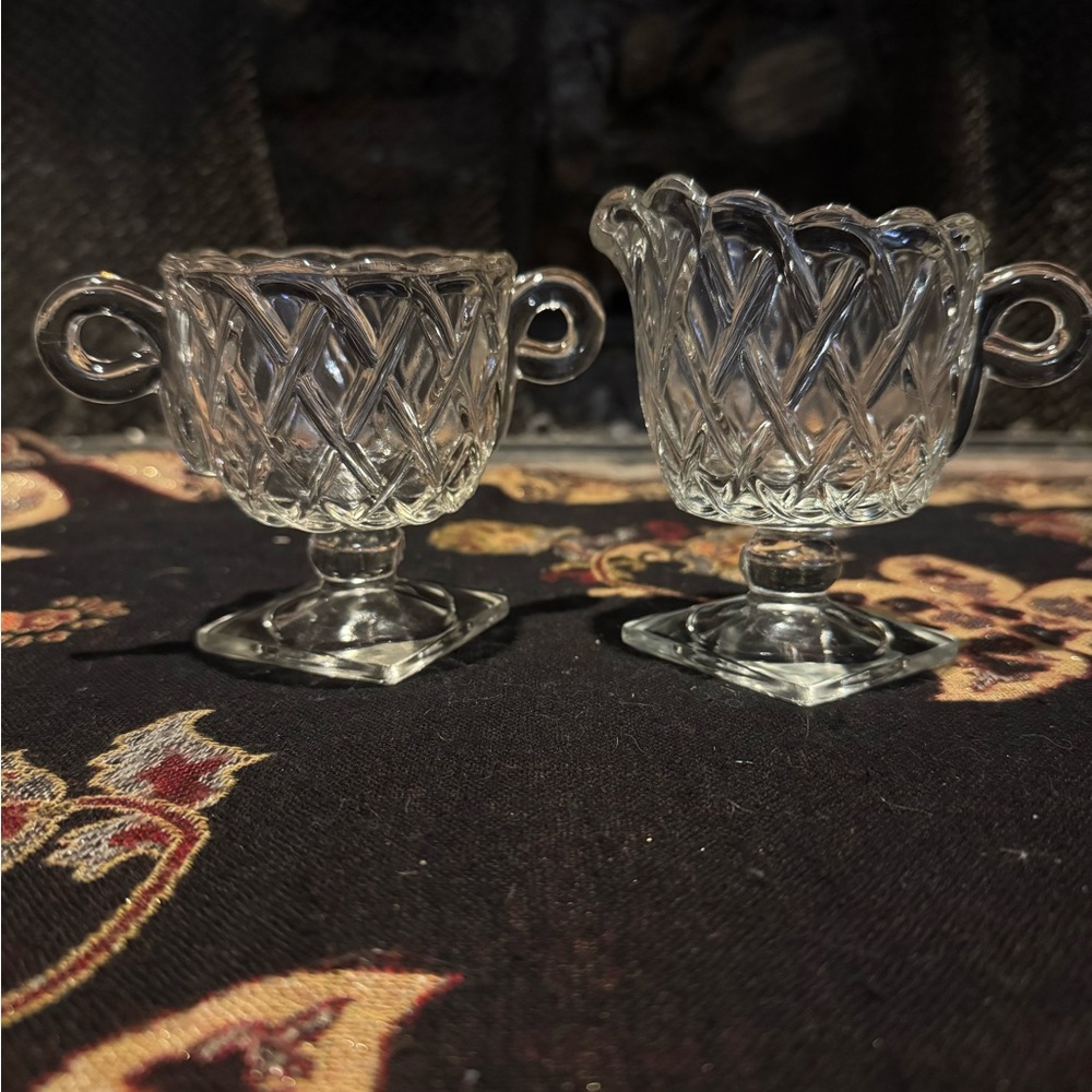 Indiana Glass Clear Serveware Set